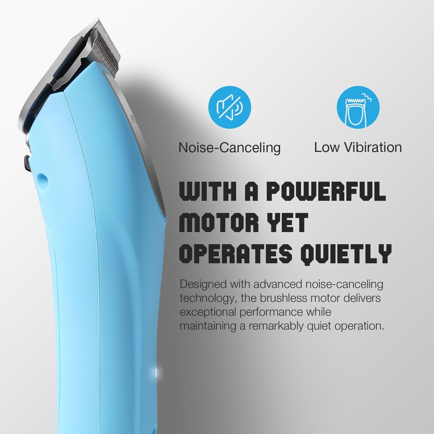 BlueWave Professional Pet Clipper Kit with Guard Combs - PC615