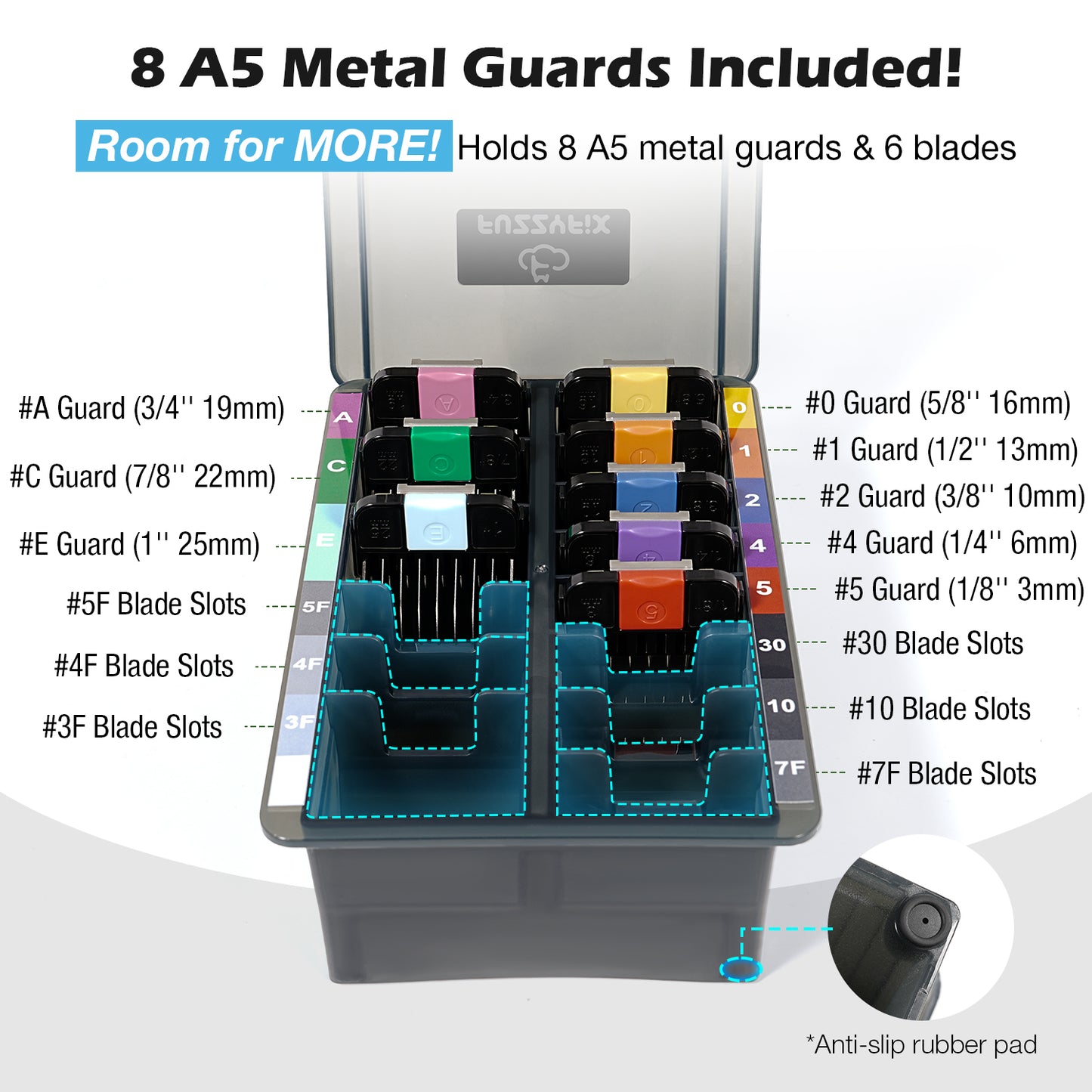 Professional Stainless Steel Guide Combs Set