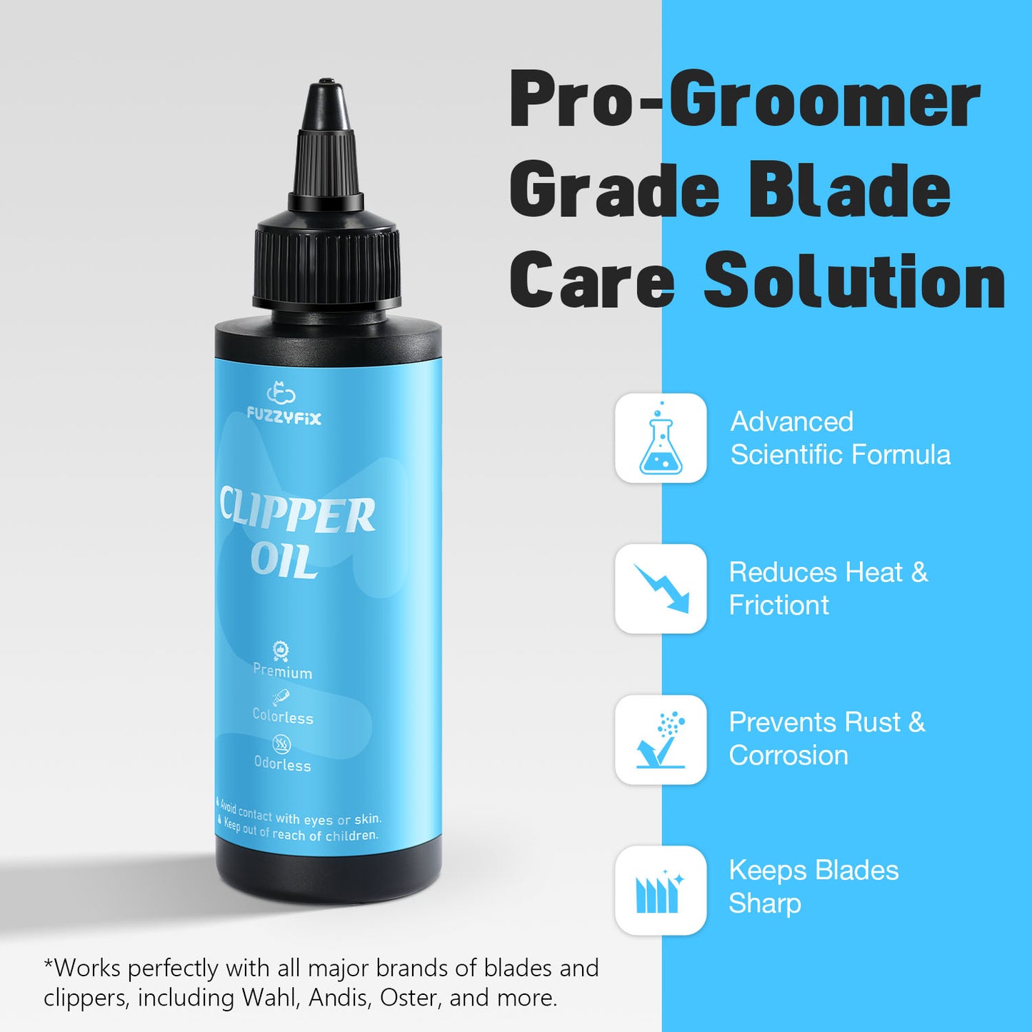 Professional Clipper Oil for Grooming Blades
