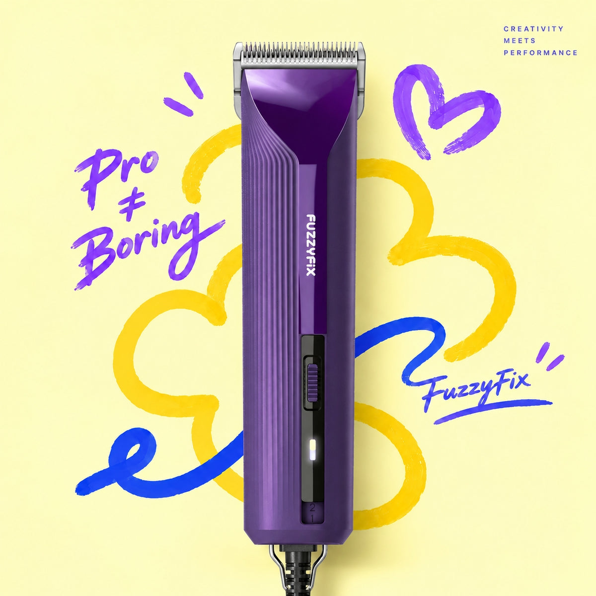 FuzzyFix Ampfix Professional Pet Clipper Kit