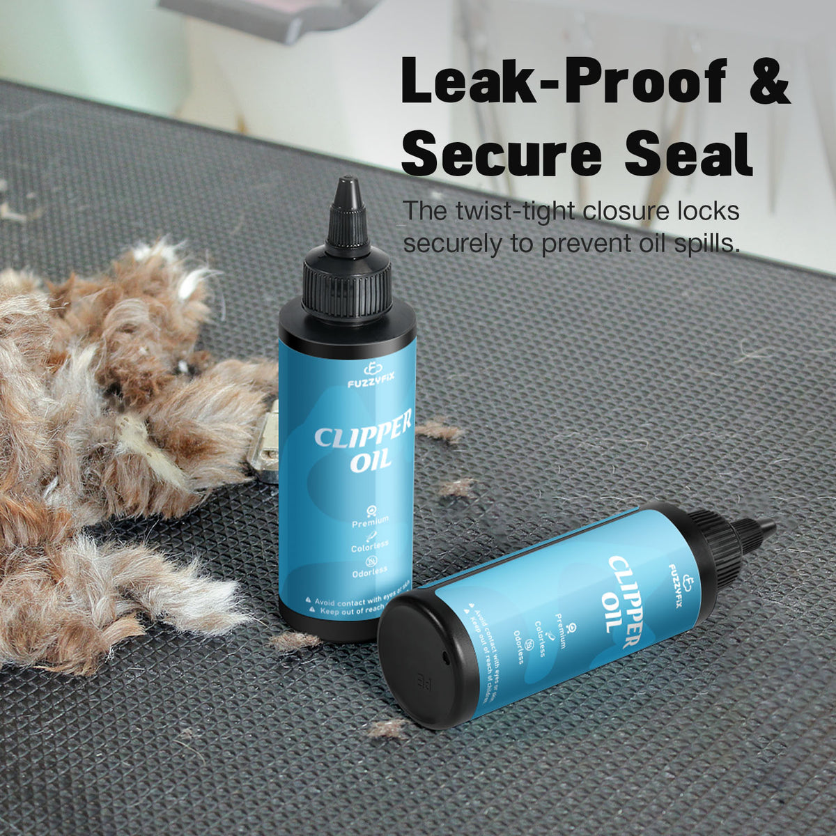 Fuzzyfix Professional Clipper Oil For Grooming Blades (2 Bottles)