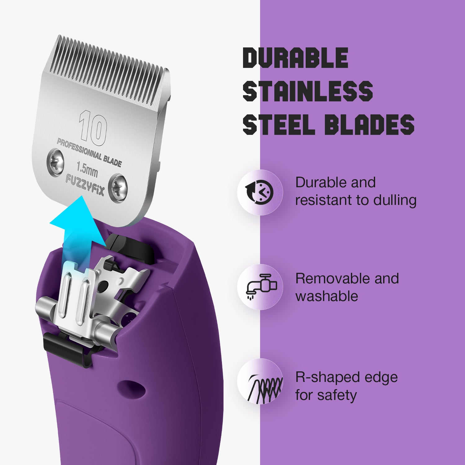 Fuzzyfix Bluewave Lite Professional Pet Clipper