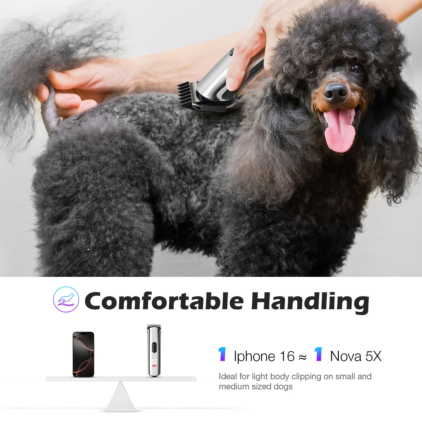 Nova-5X 5-in-1 Adjustable Pet Grooming Clipper