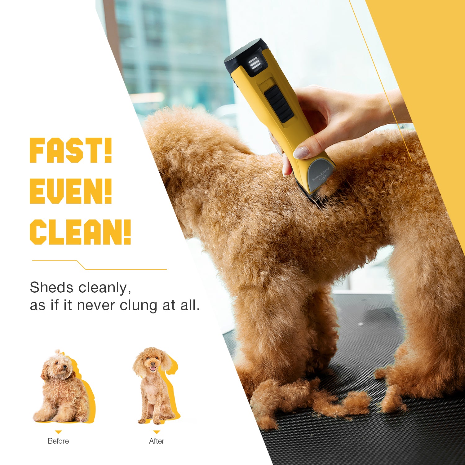 Fuzzyfix Xvolt Professional Dual Batteries Pet Clipper Kit