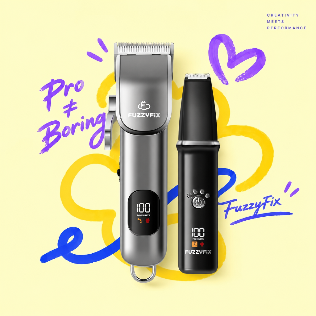 FuzzyFix Duet Pet Clippers Kit