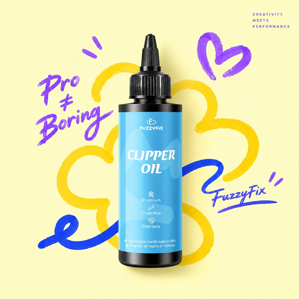 FuzzyFix Professional Clipper Oil For Grooming Blades (2 Bottles)