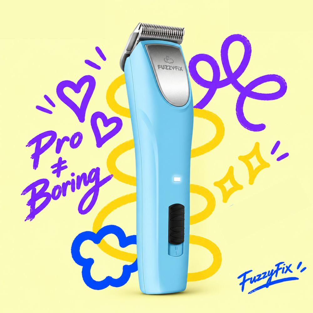 FuzzyFix Bluewave Professional Pet Clipper Kit
