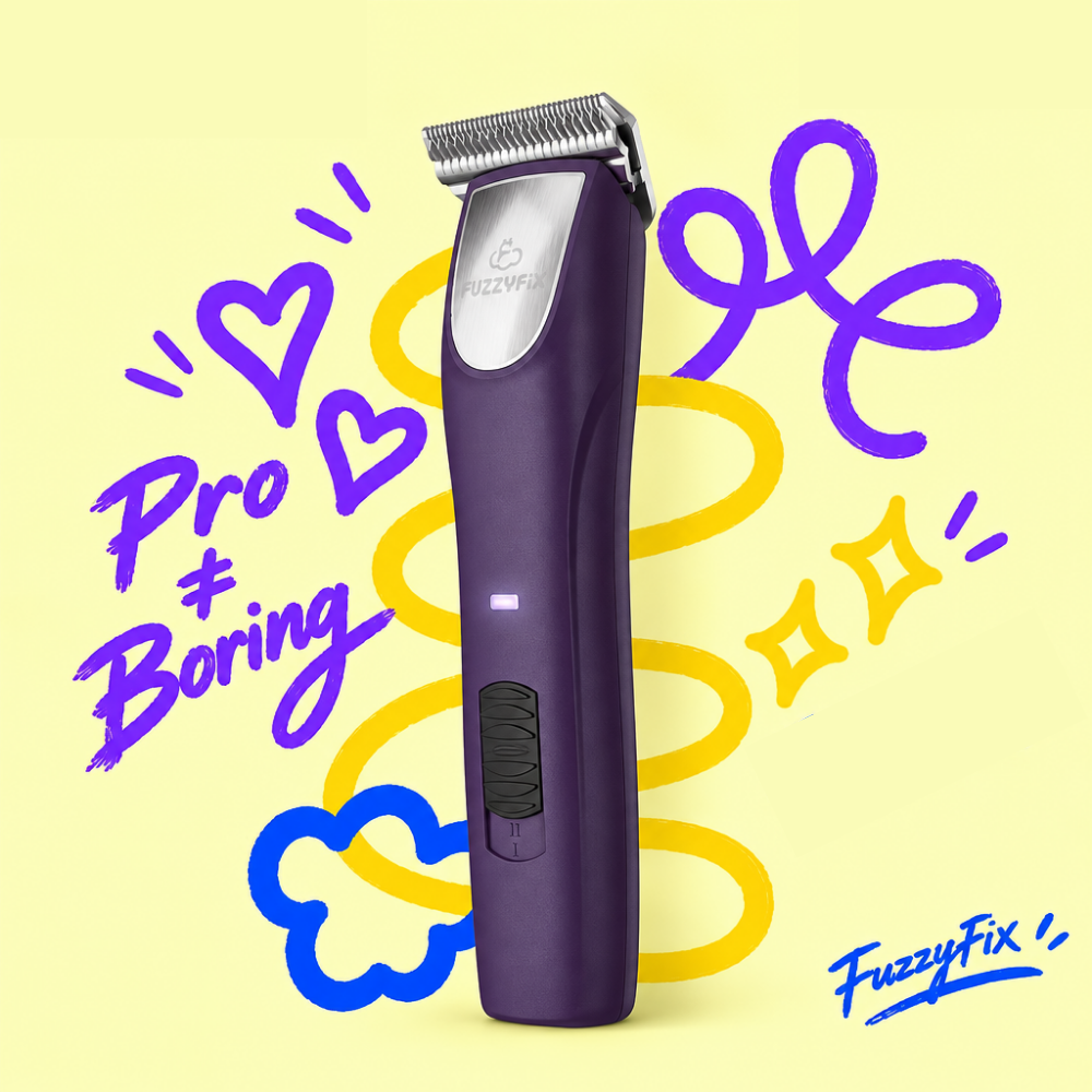 FuzzyFix Bluewave-W Professional Wide-Blade Horse Clipper