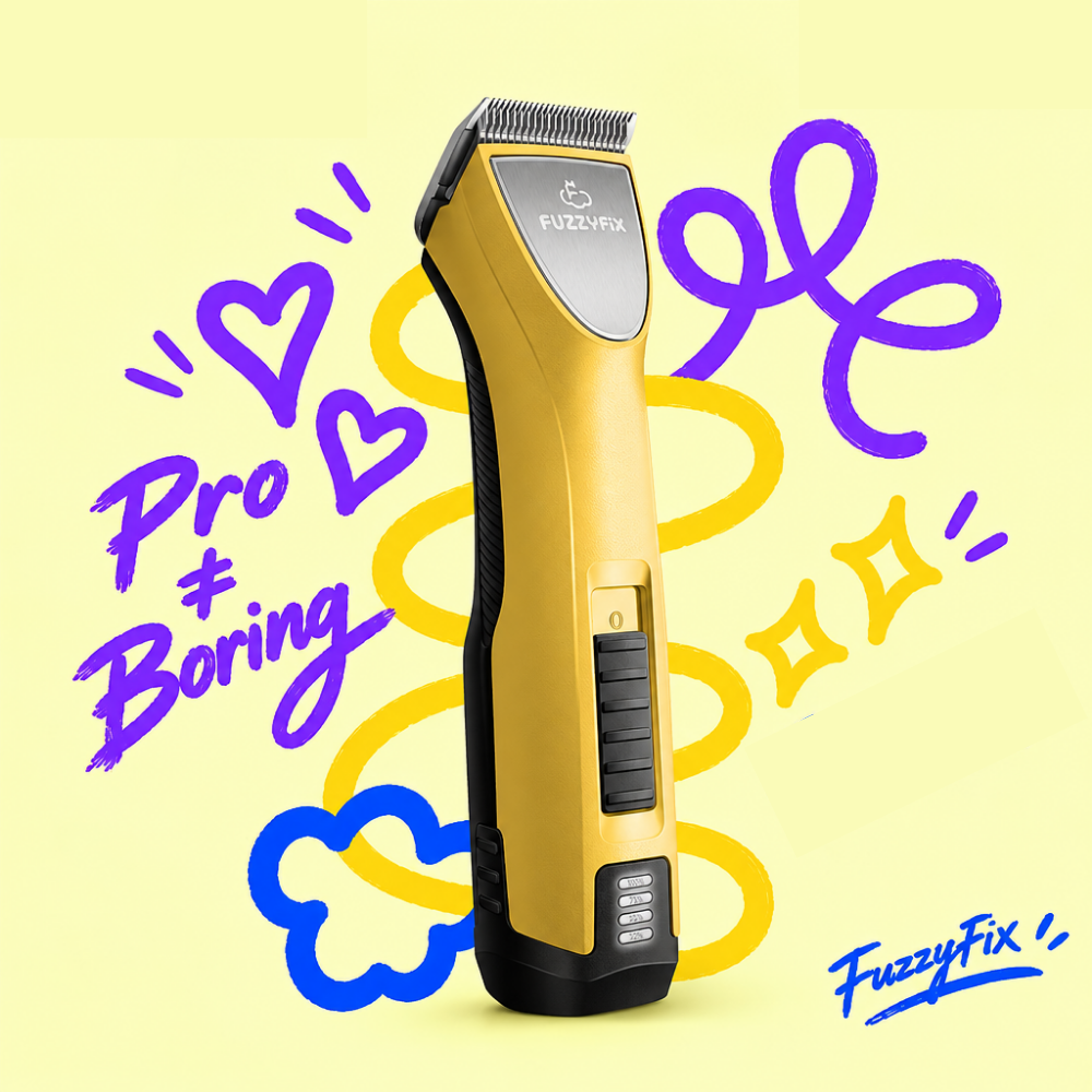 FuzzyFix Xvolt Professional Dual Batteries Pet Clipper Kit
